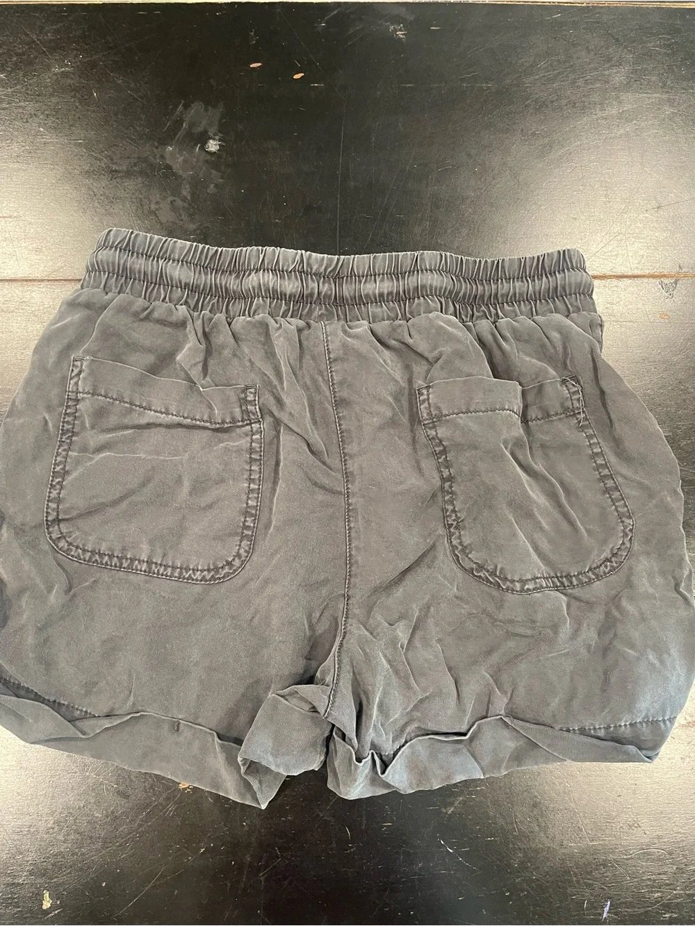 Universal Thread Washed Charcoal Drawstring Shorts